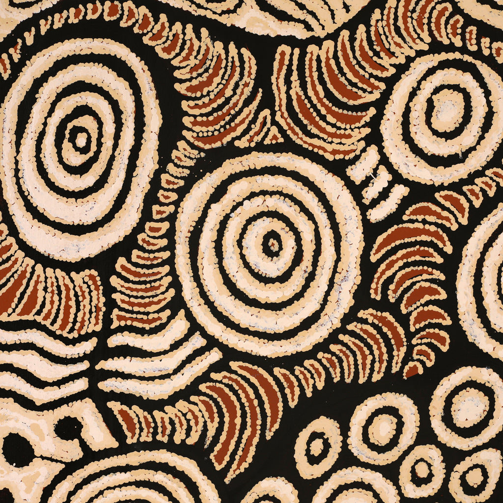 Aboriginal Artwork by Tjaruwa Carolyn Dunn, Piltati Tjukurpa, 101x76cm