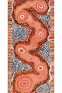Aboriginal Art by Carolyn Dunn, Piltati Tjukurpa, 122x61cm - ART ARK®