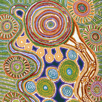 Aboriginal Artwork by Tjaruwa Carolyn Dunn, Piltati Tjukurpa, 122x76cm