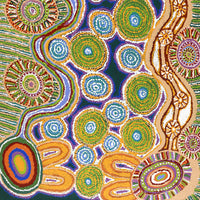 Aboriginal Artwork by Tjaruwa Carolyn Dunn, Piltati Tjukurpa, 122x76cm