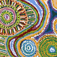 Aboriginal Artwork by Tjaruwa Carolyn Dunn, Piltati Tjukurpa, 122x76cm
