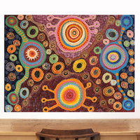 Aboriginal Artwork by Carolyn Dunn, Piltati Tjukurpa, 122x91cm