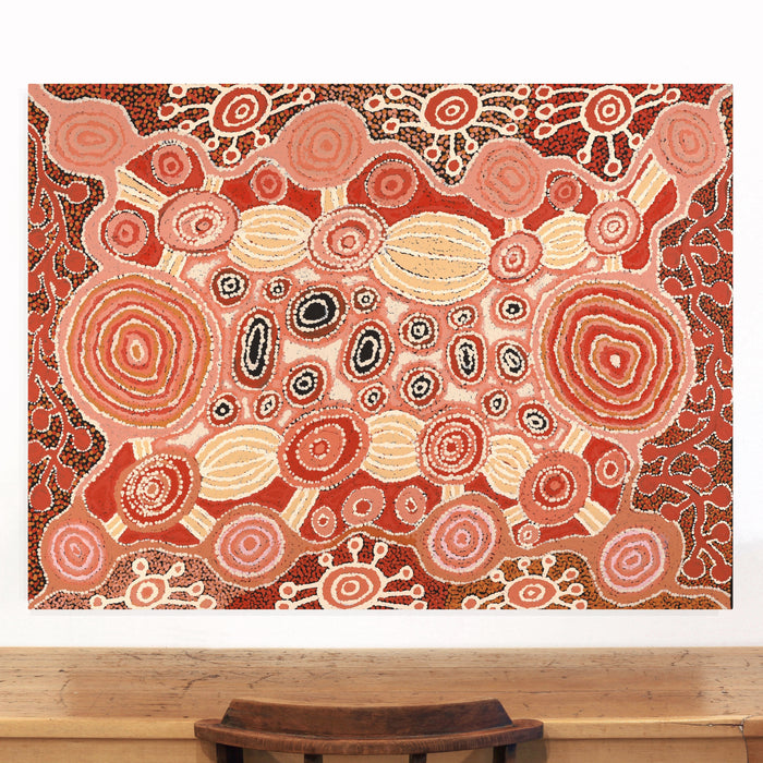 Aboriginal Art by Carolyn Dunn, Piltati Tjukurpa, 122x91cm - ART ARK®