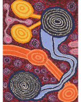 Aboriginal Artwork by Tjaruwa Carolyn Dunn, Piltati Tjukurpa, 82x61cm