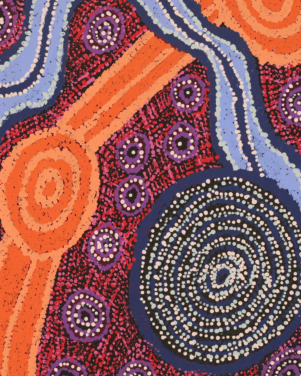 Aboriginal Artwork by Tjaruwa Carolyn Dunn, Piltati Tjukurpa, 82x61cm