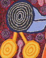 Aboriginal Artwork by Tjaruwa Carolyn Dunn, Piltati Tjukurpa, 82x61cm