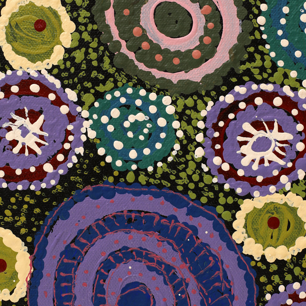 Aboriginal Artwork by Carolyn Dunn, Ngayuku Ngura, 49x34cm