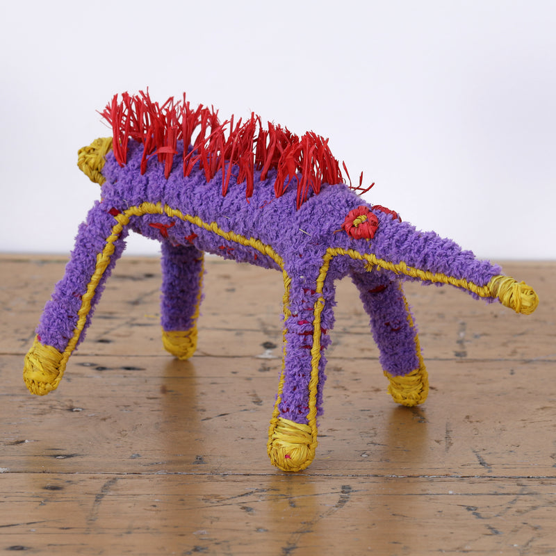 Aboriginal Artwork by Carolyn Kenta - Echidna Tjanpi Sculpture