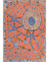 Aboriginal Artwork by Cecily Napanangka Marshall, Pikilyi Jukurrpa (Vaughan Springs Dreaming), 152x107cm