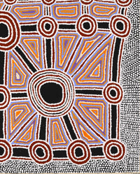 Aboriginal Artwork by Cecily Napanangka Marshall, Pikilyi Jukurrpa (Vaughan Springs Dreaming), 91x61cm