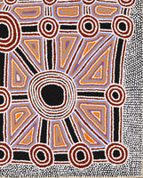 Aboriginal Artwork by Cecily Napanangka Marshall, Pikilyi Jukurrpa (Vaughan Springs Dreaming), 91x61cm