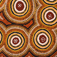 Aboriginal Artwork by Chantelle Napanangka Williams, Yarla Jukurrpa (Bush Potato Dreaming) - Cockatoo Creek, 50x40cm
