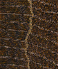 Aboriginal Artwork by Chantelle Nampijinpa Robertson, Ngapa Jukurrpa (Water Dreaming) - Puyurru, 107x91cm