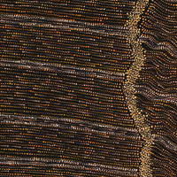 Aboriginal Artwork by Chantelle Nampijinpa Robertson, Ngapa Jukurrpa (Water Dreaming) - Puyurru, 107x91cm