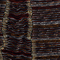 Aboriginal Artwork by Chantelle Nampijinpa Robertson, Ngapa Jukurrpa (Water Dreaming) - Puyurru, 122x107cm