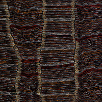 Aboriginal Artwork by Chantelle Nampijinpa Robertson, Ngapa Jukurrpa (Water Dreaming) - Puyurru, 122x107cm