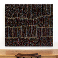 Aboriginal Artwork by Chantelle Nampijinpa Robertson, Ngapa Jukurrpa (Water Dreaming) - Puyurru, 122x107cm