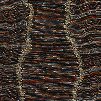 Aboriginal Artwork by Chantelle Nampijinpa Robertson, Ngapa Jukurrpa (Water Dreaming) - Puyurru, 122x61cm