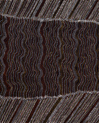Aboriginal Artwork by Chantelle Nampijinpa Robertson, Ngapa Jukurrpa (Water Dreaming) - Puyurru, 122x91cm