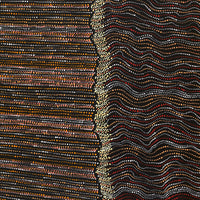 Aboriginal Artwork by Chantelle Nampijinpa Robertson, Ngapa Jukurrpa (Water Dreaming) - Puyurru, 182x76cm