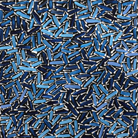 Aboriginal Artwork by Chantelle Nampijinpa Robertson, Ngapa Jukurrpa (Water Dreaming) - Puyurru, 30x30cm