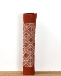 Aboriginal Artwork by Charlie Nangukwirrk Nanguwerr, Lorrkon (Hollow Log), 65cm