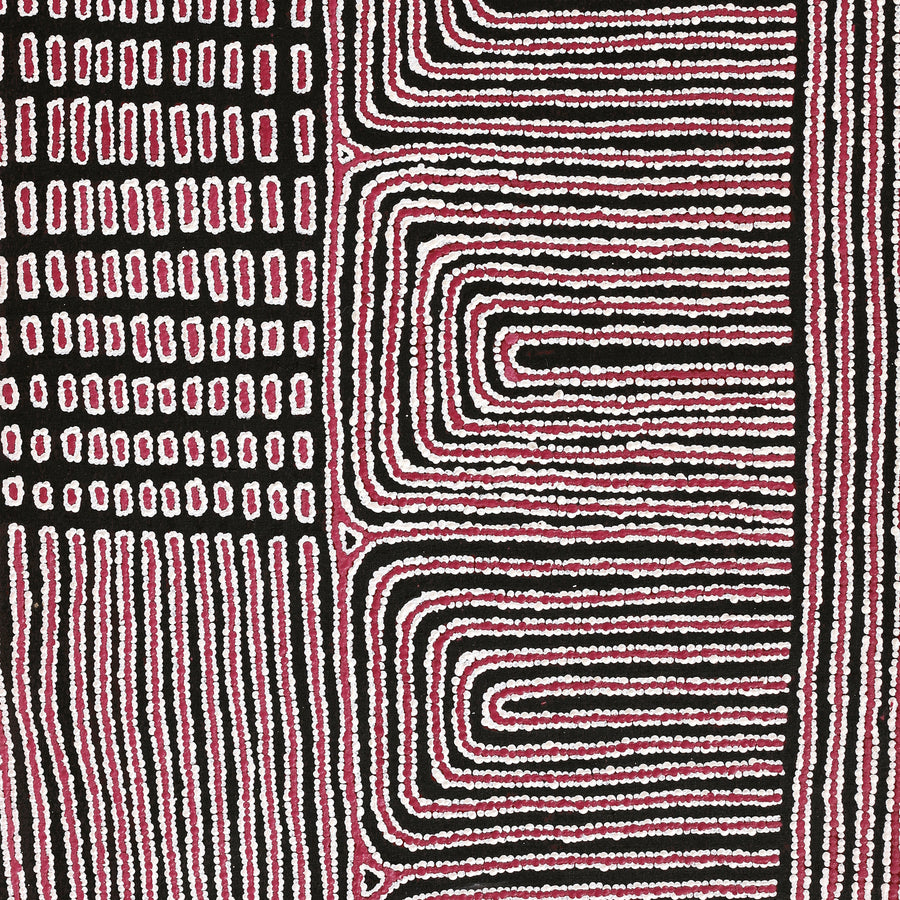 Aboriginal Artwork by Christine Nungarrayi Brown, Karnta Jukurrpa (Womens Dreaming), 122x61cm