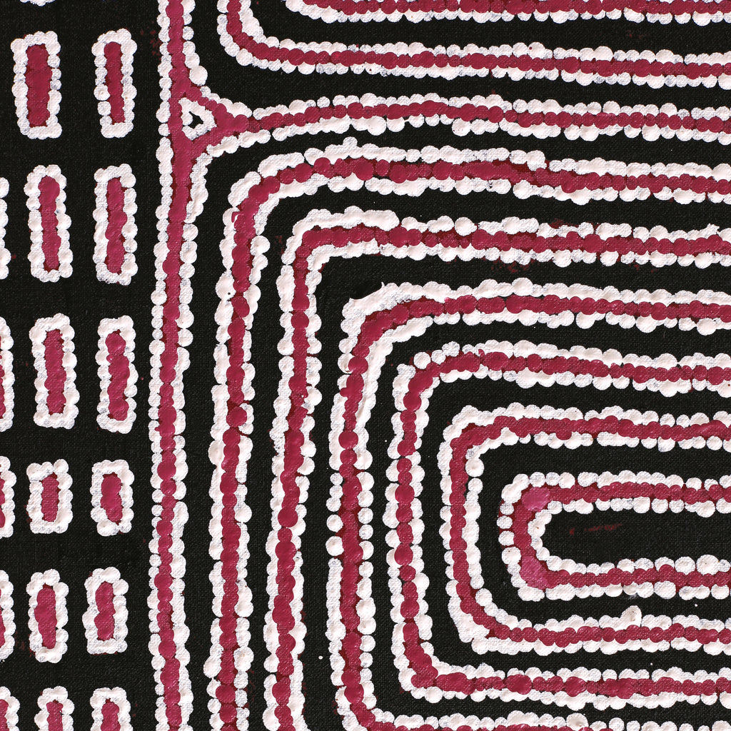 Aboriginal Artwork by Christine Nungarrayi Brown, Karnta Jukurrpa (Womens Dreaming), 122x61cm