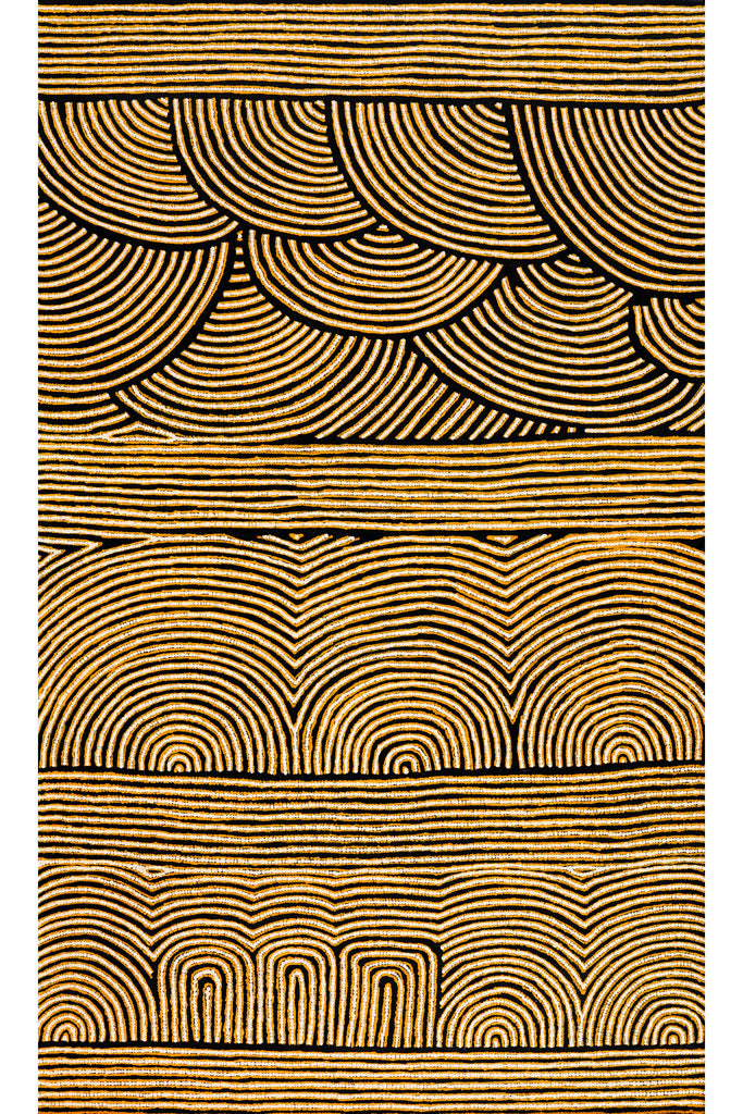Aboriginal Artwork by Christine Nungarrayi Brown, Karnta Jukurrpa (Womens Dreaming), 152x91cm