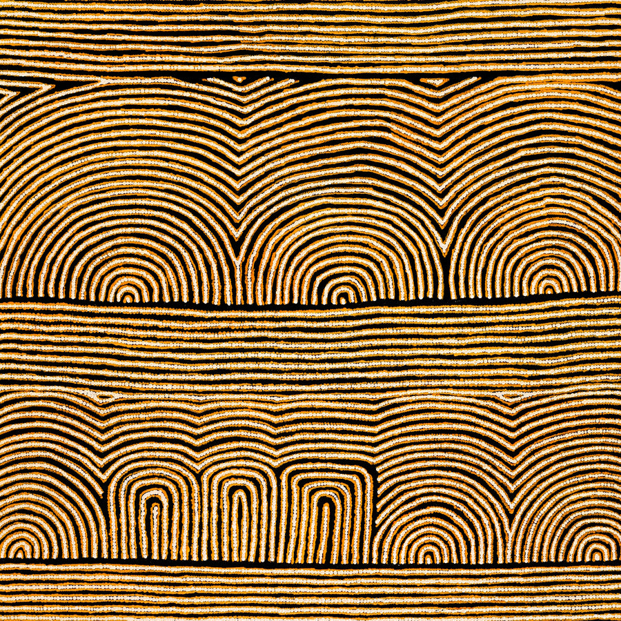 Aboriginal Artwork by Christine Nungarrayi Brown, Karnta Jukurrpa (Womens Dreaming), 152x91cm