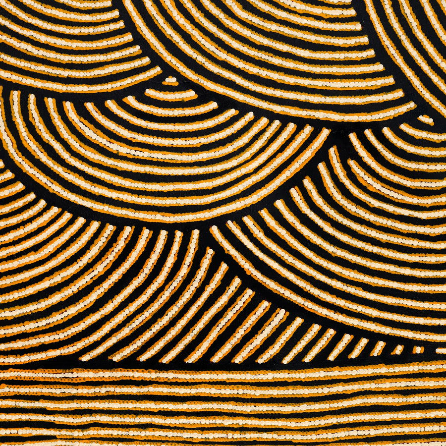 Aboriginal Artwork by Christine Nungarrayi Brown, Karnta Jukurrpa (Womens Dreaming), 152x91cm