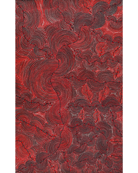 Aboriginal Artwork by Christine Nakamarra Curtis, Mina Mina Jukurrpa, 122x76cm