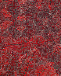 Aboriginal Artwork by Christine Nakamarra Curtis, Mina Mina Jukurrpa, 122x76cm