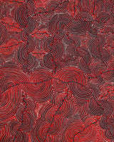 Aboriginal Artwork by Christine Nakamarra Curtis, Mina Mina Jukurrpa, 122x76cm