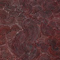 Aboriginal Artwork by Christine Nakamarra Curtis, Mina Mina Jukurrpa, 122x91cm