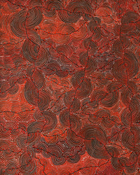 Aboriginal Artwork by Christine Nakamarra Curtis, Mina Mina Jukurrpa, 183x122cm
