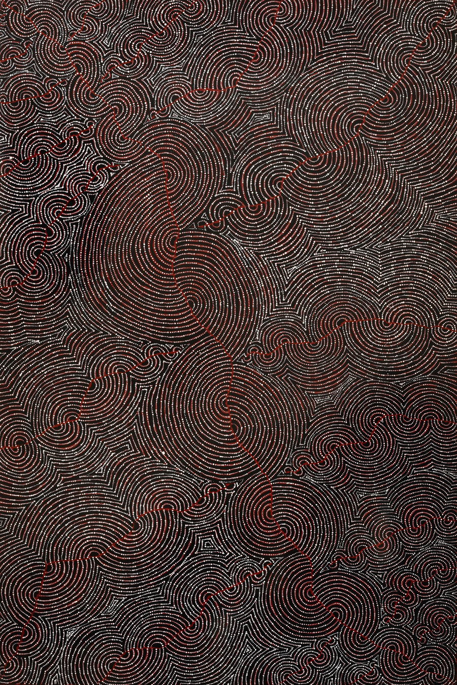Aboriginal Artwork by Christine Nakamarra Curtis, Mina Mina Jukurrpa, 183x122cm