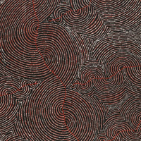 Aboriginal Artwork by Christine Nakamarra Curtis, Mina Mina Jukurrpa, 183x122cm