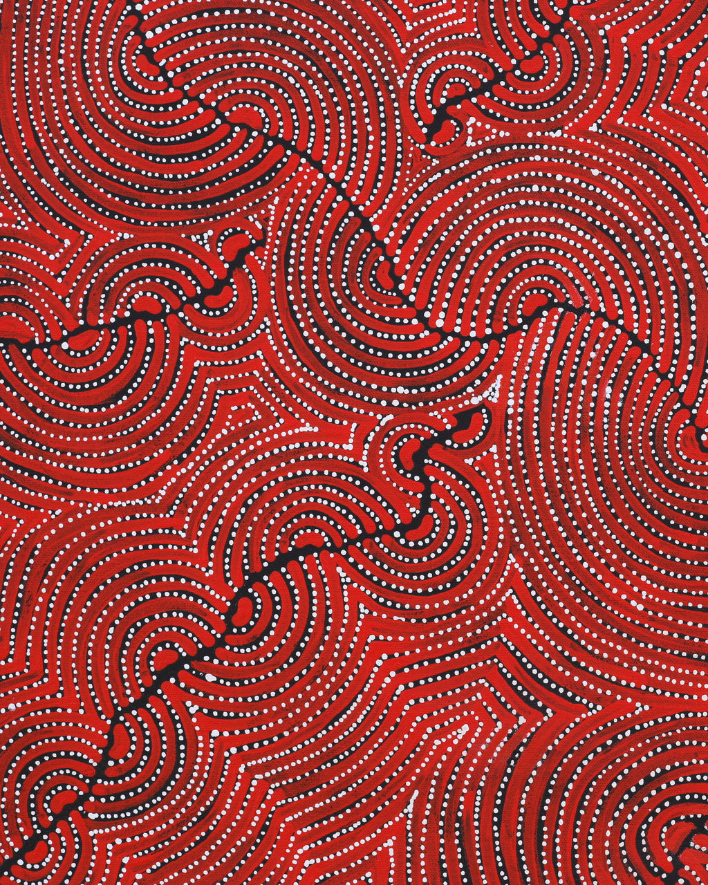 Christine Nakamarra Curtis, Mina Mina Jukurrpa, 61x46cm