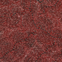 Aboriginal Artwork by Christine Nakamarra Curtis, Mina Mina Jukurrpa, 91x76cm