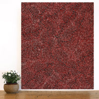 Aboriginal Artwork by Christine Nakamarra Curtis, Mina Mina Jukurrpa, 91x76cm