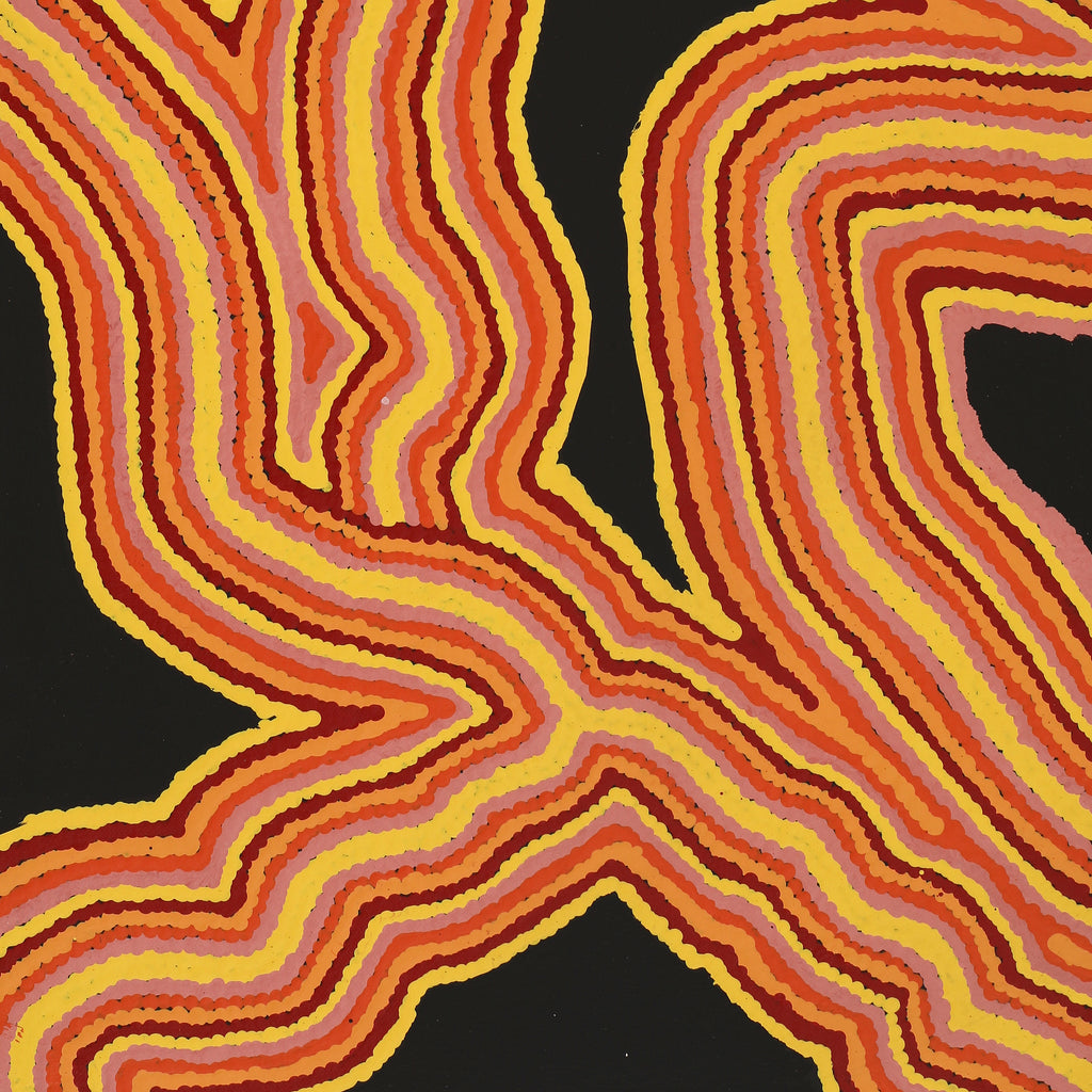 Aboriginal Artwork by Christine Dunnett, Walka, 61x30cm