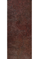 Aboriginal Art by Christine Nakamarra Curtis, Mina Mina Jukurrpa, 178x75cm - ART ARK®