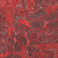 Aboriginal Art by Christine Nakamarra Curtis, Mina Mina Jukurrpa, 91x91cm - ART ARK®