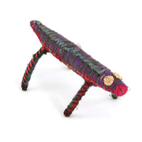Aboriginal Artwork by Cindy Robertson - Tinka (lizard) Tjanpi Sculpture