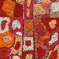 Aboriginal Artwork by Clarissa Nangala Williams, Ngapa Jukurrpa (Water Dreaming) - Puyurru, 107x30cm
