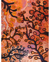 Aboriginal Artwork by Ultukunpa (honey grevillea), 5 artists, 198x152cm