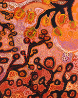 Aboriginal Artwork by Ultukunpa (honey grevillea), 5 artists, 198x152cm