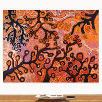Aboriginal Artwork by Ultukunpa (honey grevillea), 5 artists, 198x152cm
