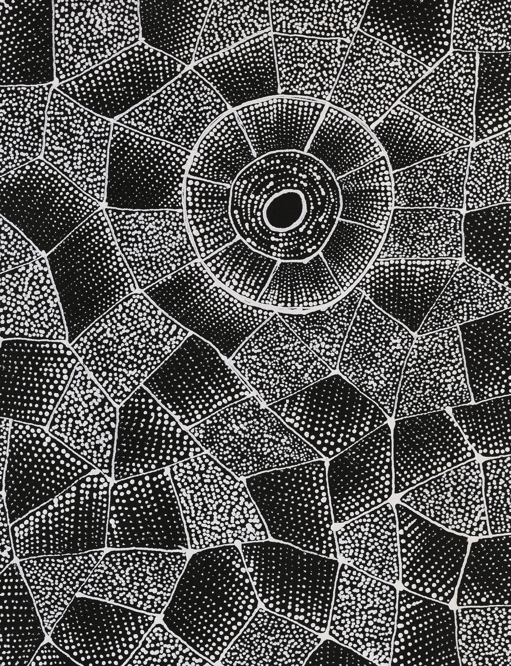Corinne Nampijinpa Ryan, Ngalyarrpa manu Puluku Jukurrpa, 61x46cm